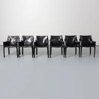 Mario Bellini CAB 413 Leather Lounge Chairs, Set of 6 - Sold for $3,840 on 03-01-2025 (Lot 3).jpg